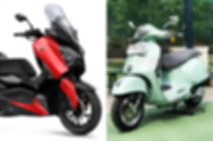 Komparasi Yamaha XMAX dengan Vespa GTS 150