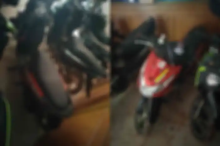 Kondisi motor murah Honda BeAT tahun 2014 yang dilelang dengan harga Rp 3,5 juta sudah dapat STNK dan BPKB.