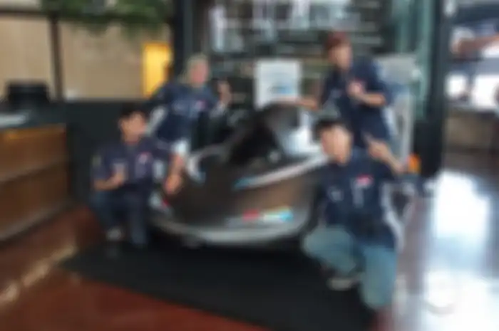 Mobil Shell Eco-marathon karya mahasiswa Teknik Mesin UNJ, diberinama Si Jayaraya 2.0.