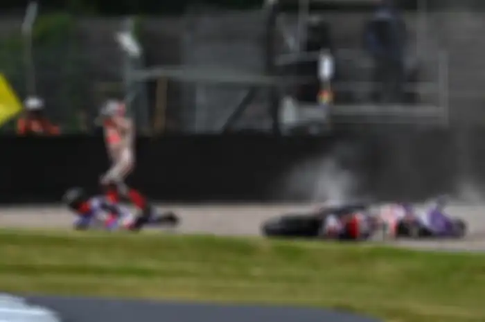 Insiden crash Marc Marquez dan Johann Zarco di tikungan 1, salah satu fakta sirkuit Sachsenring venue MotoGP Jerman 2023 banyak makan korban di latihan Jumat, (16/6/2023)