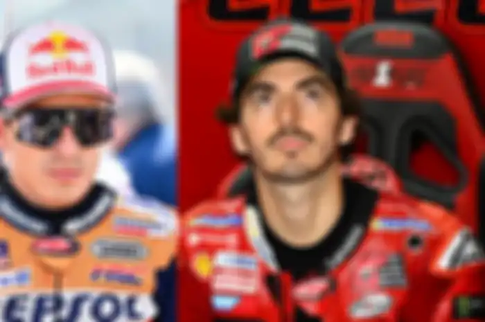 Marc Marquez (kiri) dan Francesco Bagnaia sama-sama sedih di MotoGP Jerman 2023, terungkap alasannya