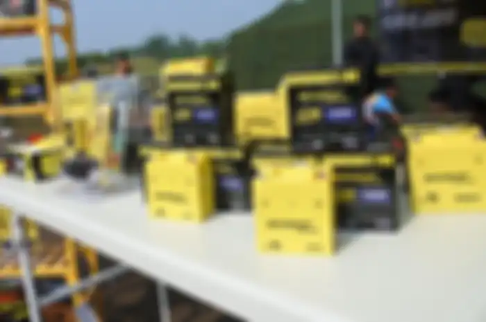 Pilihan aki kuning dengan ampere lebih besar