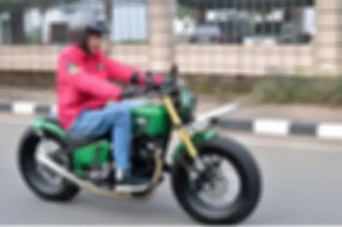 Presiden Jokowi yang doyan motoran rayakan ulang tahun ke-62.