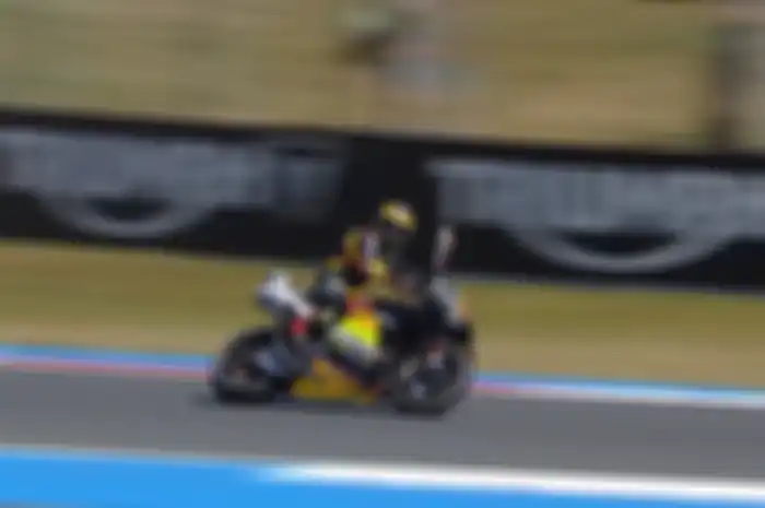 Marco Bezzecchi catat waktu tercepat di FP2 MotoGP Belanda 2023.