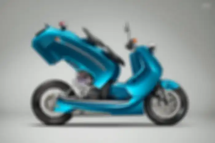 Menipu, dikira modifikasi motor matic ternyata motor custom bermesin KTM Duke 690.