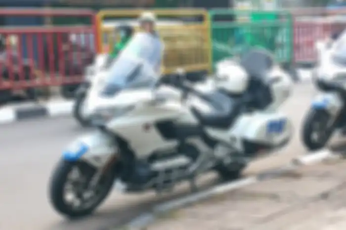 Honda Gold Wing terbaru yang dipakai Paspampres