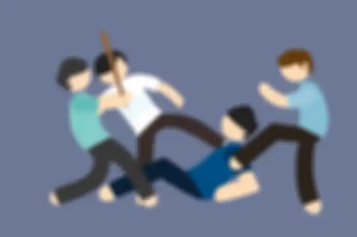 Ilustrasi pengeroyokan. Geng motor habisi nyawa tukang nasi goreng di Cilincing jelang Lebaran.