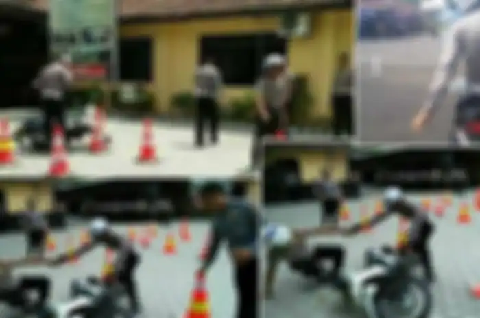Para Kpolsek yang diduga jatuh bangun tidak lulus ujian praktek SIM 
