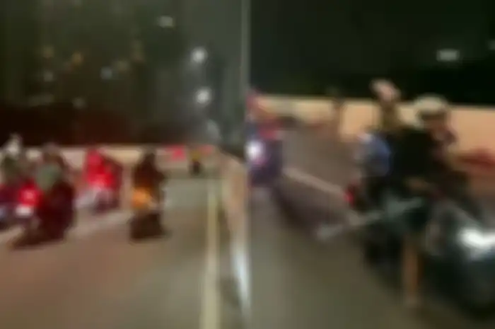Kecelakaan di JLNT Casablanca akibat konvoi motor nekat terobos ke atas. Satu orang meninggal dunia.