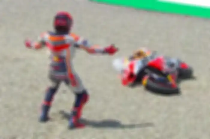 Ilustrasi Marc Marquez alami crash di tikungan terakhir MotoGP Italia 2023, blak-blakan mengakui MotoGP 2023 kondisi paling sulit dalam karier profesionalnya