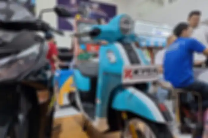 Modifikasi motor Yamaha Fazzio di PRJ berbalut spare part KYTA bisa dibawa pulang.