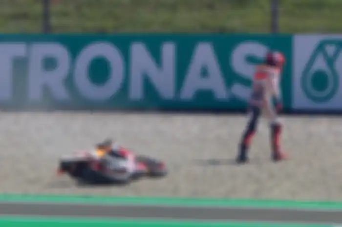 Marc Marquez paling sering kecelakaan di MotoGP 2023.