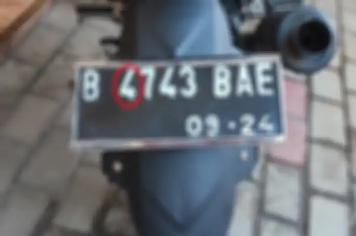 Motor cash atau kredit ketahuan dari angka di depan pelat nomor, serius?