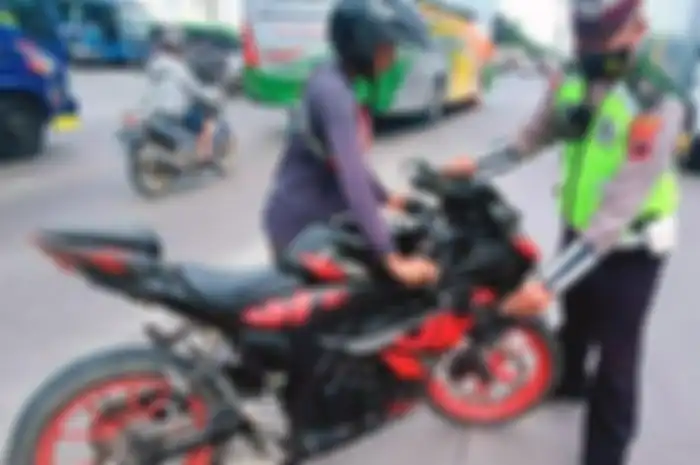 Ilustrasi razia Operasi Patuh Jaya 2023, ada 14 pelaggaran incaran polisi.