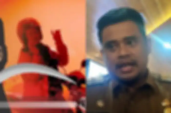 Ilustrasi begal (kiri) dan Wali Kota Medan, Bobby Nasution (kanan).