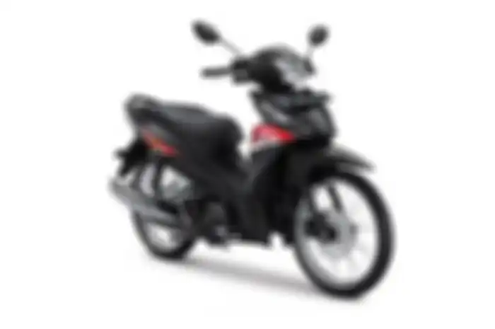 Ilustrasi motor bebek modern, Honda Revo.