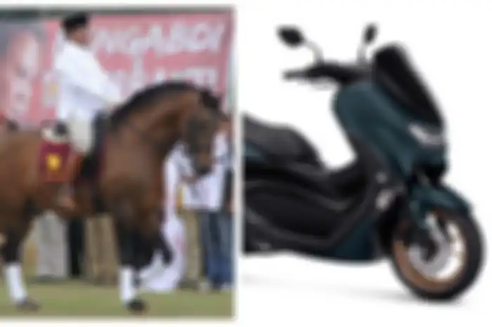 Capres Prabowo Subianto lebih sering naik kuda dibanding motor, ternyata satu ekor harganya setara 95 unit motor Yamaha NMAX.