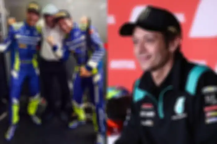 Valentino Rossi ternyata sosok paling bisa dipegang omongannya sukses menang di balap motor sekaligus di balap mobil saat menang GT World Challenge Europe 2023 di sirkuit Misano, (16/7/2023)