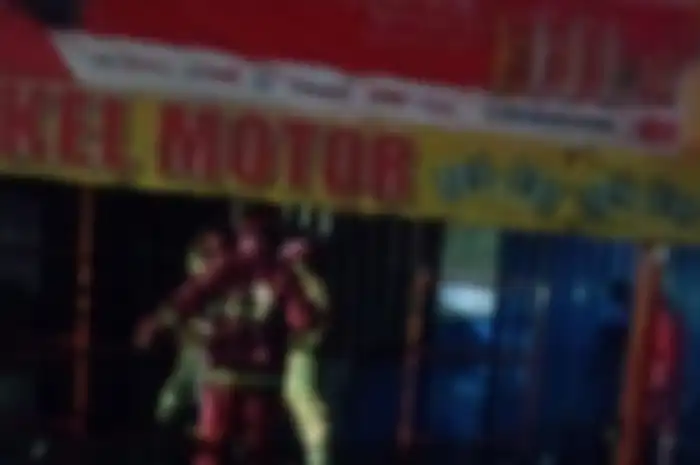 Bengkel nakal Sentul yang sempat viral terbakar