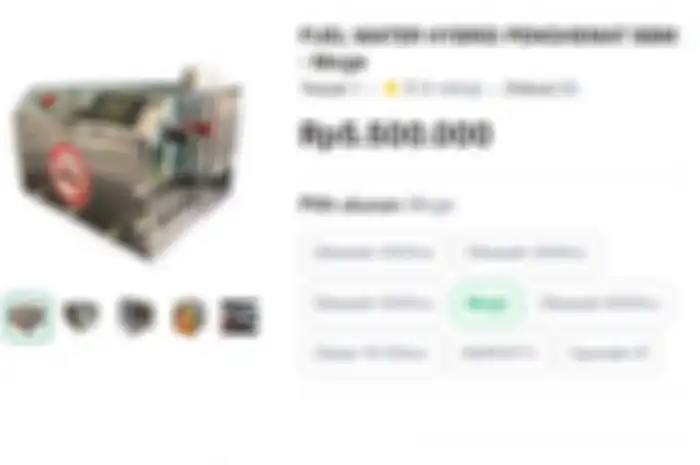 Alat pengubah air jadi bahan bakar Fuel Water Hybrid dijual di toko online mulai Rp 2,5 juta sampai Rp 45 juta.