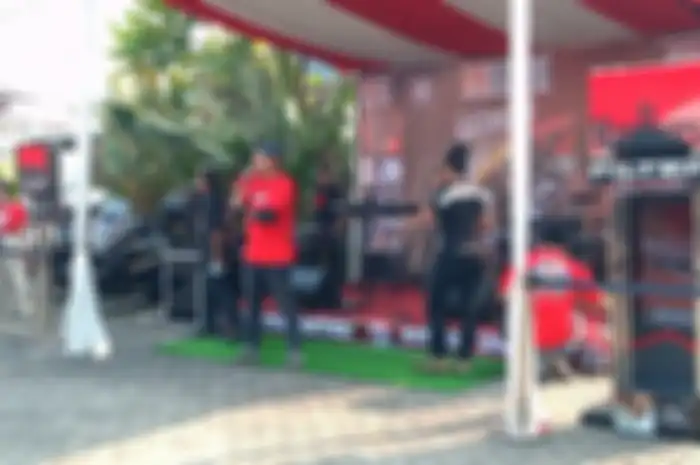 Willy Mulyadi selaku ketua pelaksana pra-event Satmori Kemerdekaan Bikers United.