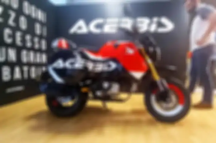 Acerbis AC50, modifikasi motor berbasis Honda Monkey, bikin Suzuki Thunder keki.