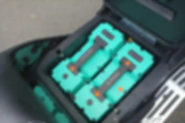 Baterai motor listrik ALVA Cervo. 