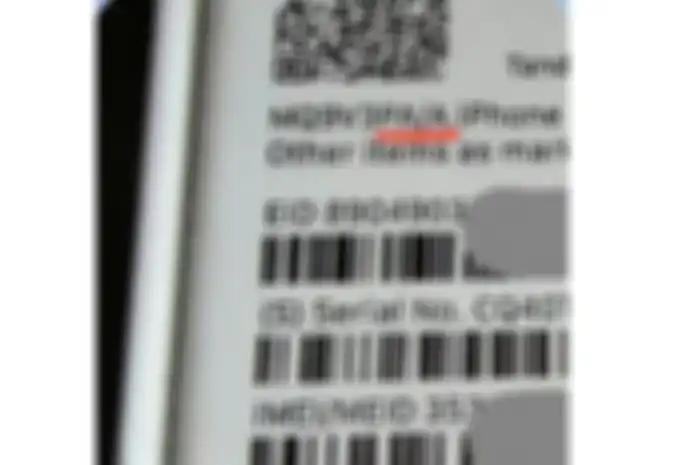 Ilustrasi nomor IMEI HP