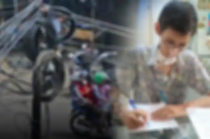 Sultan Rifat pemotor mahasiswa yang lehernya terjerat kabel fiber optik di Jalan Pangeran Antasari, Jakarta Selatan.