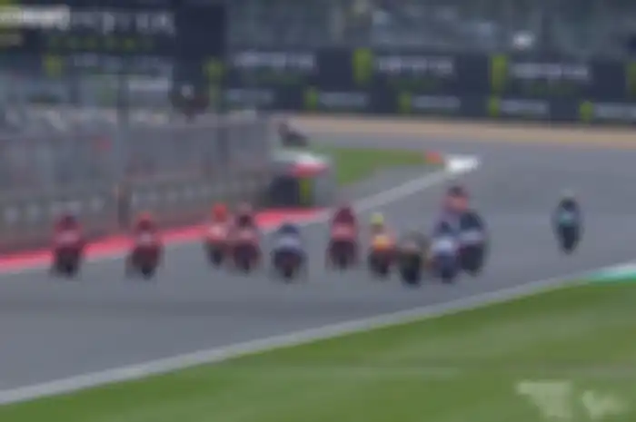Ilustrasi balap Sprint MotoGP Inggris 2023.