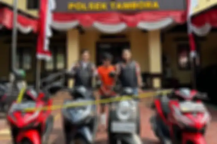 Polsek Tambora menangkap seorang berinisial OF pelaku curanmor jaringan Lampung pada Minggu (2/7/2023)