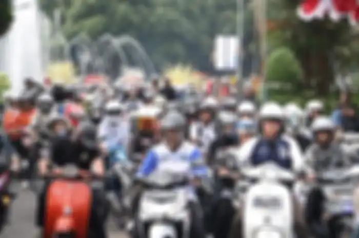 Komunitas motor ikut ramaikan sunmori bareng UMP sekalian kampanye Purwokerto kota nyaman, Minggu (6/8/2023).