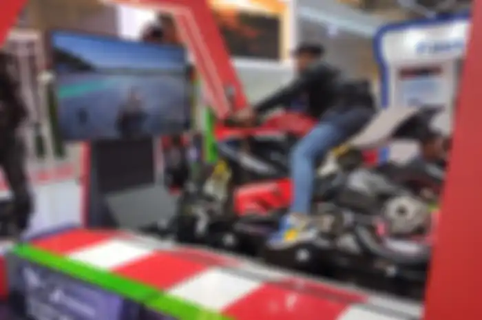 Foto ilustrasi simulator. Pertamina gelar games di GIIAS 2023, bisa dapat hadiah tiket MotoGP VIP.