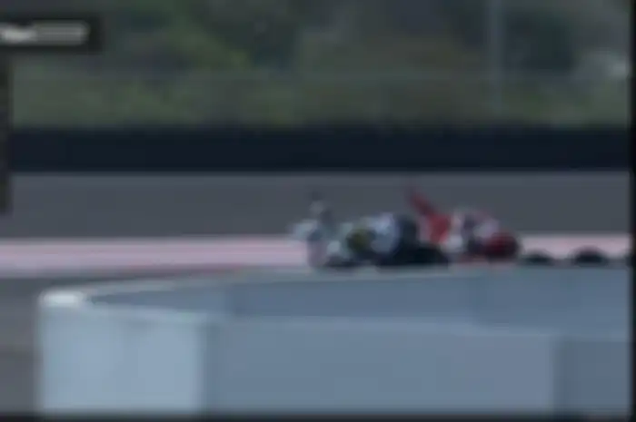 Begini kronologi pembalap Jepang Haruki Noguchi terlindas di ARRC Indonesia di Sirkuit Mandalika