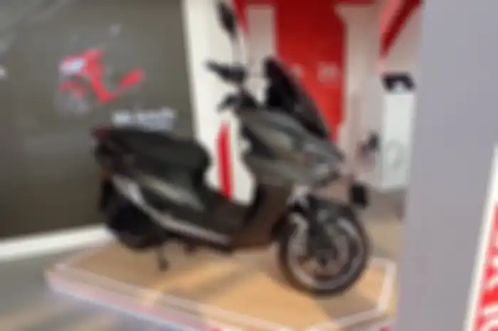 Motor listrik gambot Polytron Fox R di GIIAS 2023.