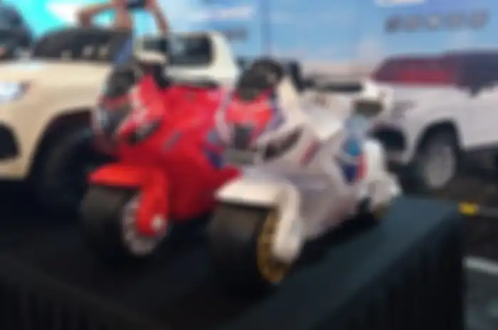 Mainan anak desain motor Honda CBR600RR ada di GIIAS 2023.