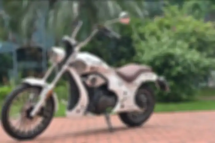 Kirain modifikasi motor, tak disangka aslinya motor matic 125 cc berbodi chopper.