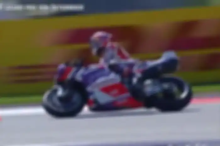 Pembalap Prima Pramac Racing Jorge Martin jadi penyebab kecelakaan di balap Sprint MotoGP Austria 2023, Sabtu (19/8/2023).