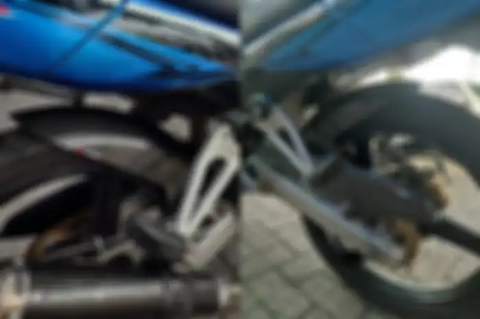 Hugger dan cover rantai carbon Kawasaki Ninja 150R