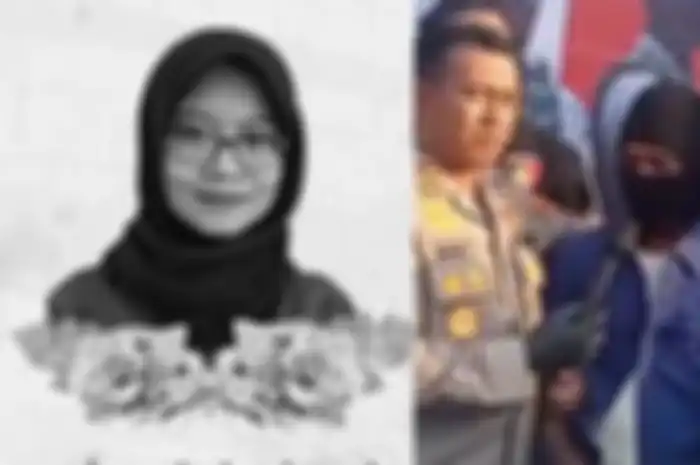 (Kiri) Wahyu Dian Silviani, dosen UIN Raden Mas Said Surakarta. (Kanan) Pelaku pembunuh Wahyu Dian Silviani saat sesi jumpa pers Polres Sukoharjo di Mapolres Sukoharjo, Jumat (25/8/2023). 