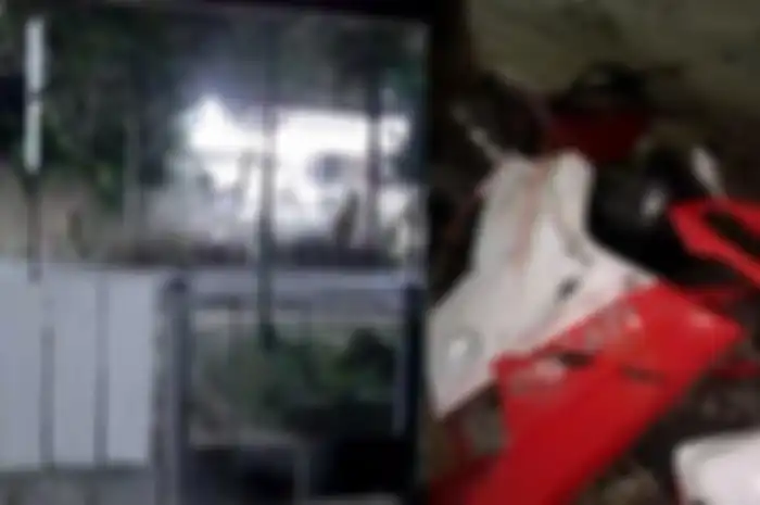 Penampakan Ducati yang kecelakaan di Kendari