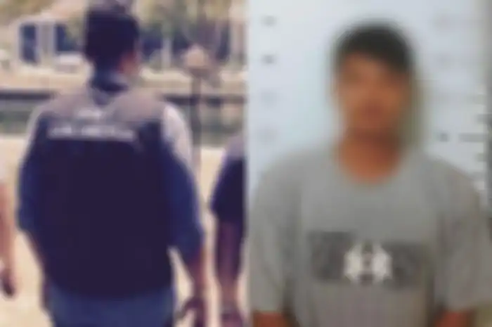 Ilustrasi debt collector tarik paksa motor di jalan (kiri), pelaku penganiyaan terhadap pemotor yang nunggak cicilan (kanan).