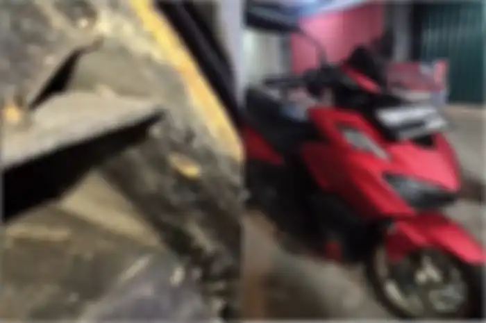 Ada karat di rangka eSAF Honda Vario 160.