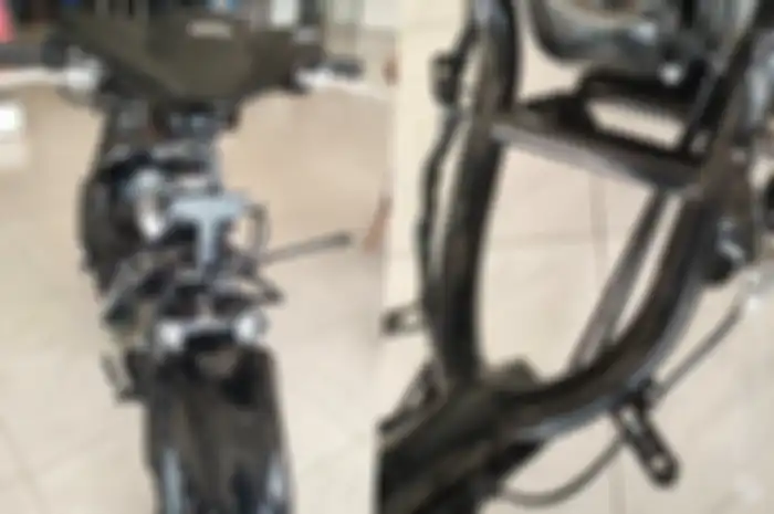 Rangka Yamaha Gear 125 model pipa tubular