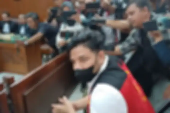 Ammar Zoni di ruang sidang Pengadilan Negeri (PN) Jakarta Selatan, Kamis (31/8/2023).