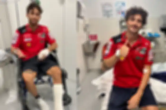 Dua pembalap Ducati, Enea Bastianini dan Francesco Bagnaia sama-sama cedera. Terancam tidak ada pembalap di MotoGP Misano 2023. 