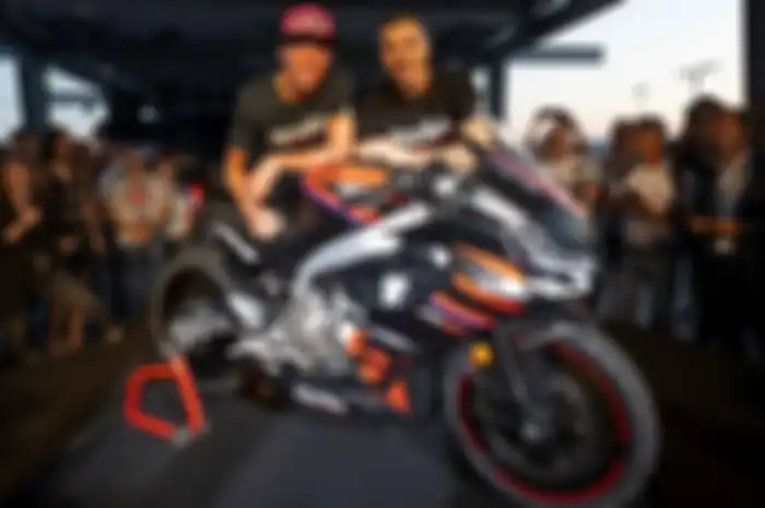 Aprilia RS 457 meluncur di MotoGP Misano 2023