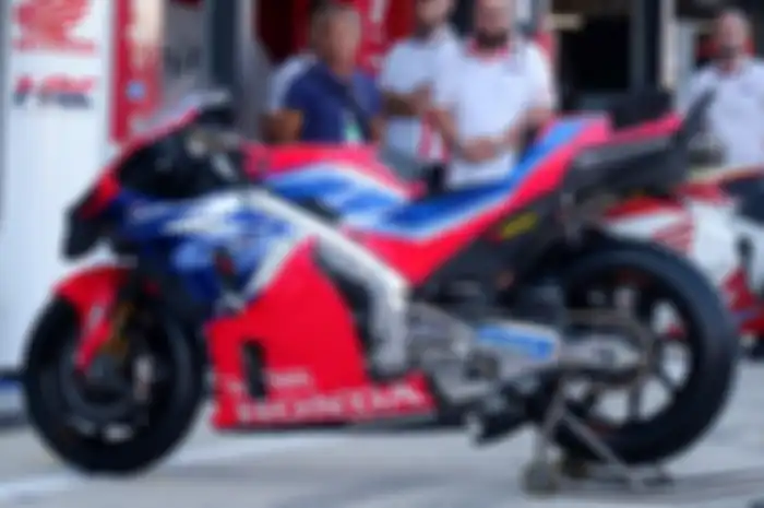 Honda RC213V terbaru sedang dites jelang MotoGP Misano 2023