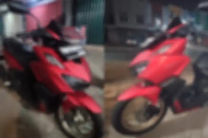 Honda Vario 160 milik Reza Winaldhi, baru 9000an km rangka diduga karatan.