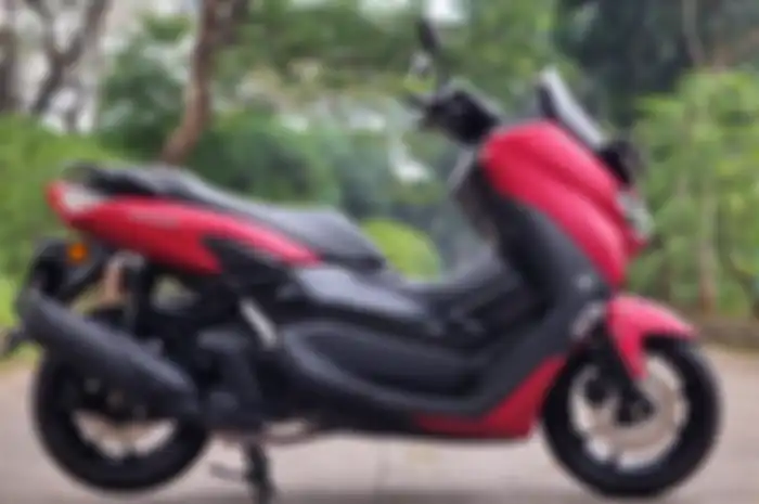 Yamaha New Nmax 155 ABS merah 2021 bulan 7, surat lengkap (BPKB, STNK, Faktur) dijual di MotoStart (KJV Group).